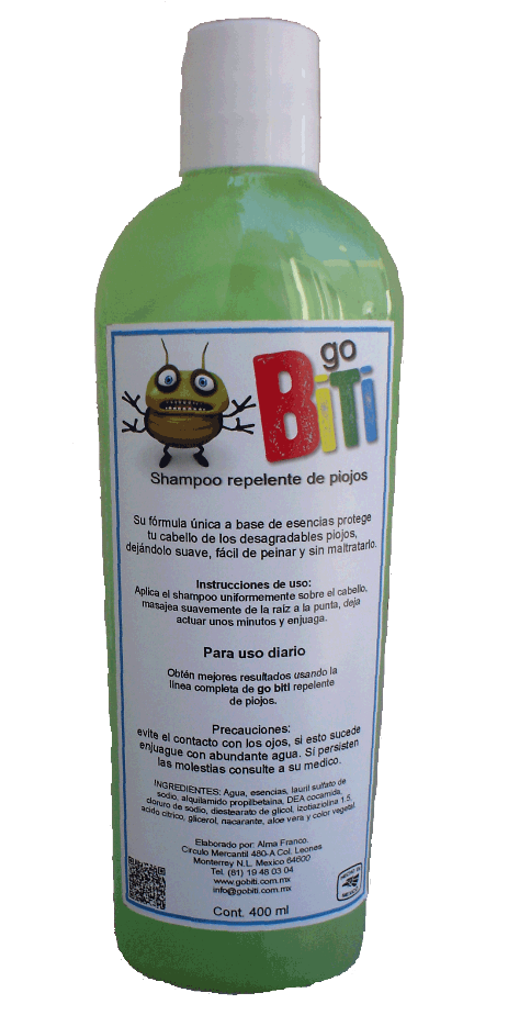 imagen shampoo repelente de piojos go BiTi